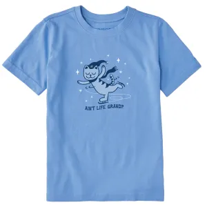 Kids Ain't Life Grand Cat Short Sleeve Crusher Tee Life is Good