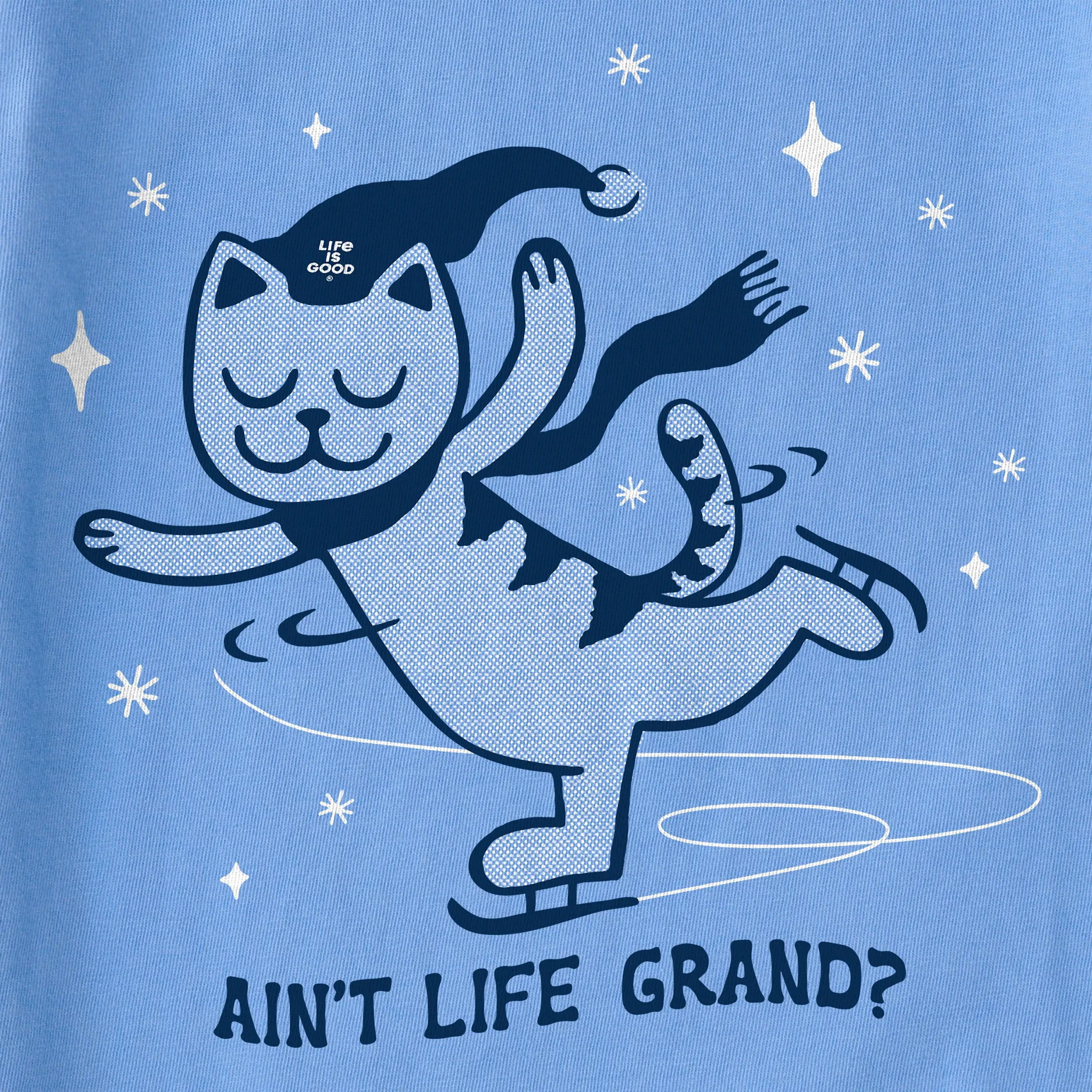 Kids Ain't Life Grand Cat Short Sleeve Crusher Tee Life is Good