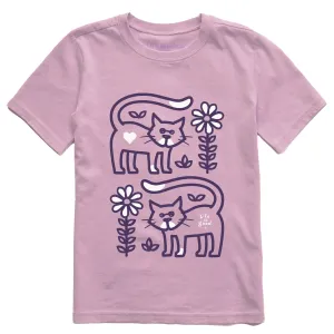 Kids Al Daisy Short Sleeve Crusher Tee Life is Good