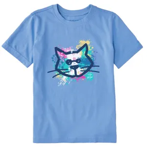 Kids Al Paint Pattern Short Sleeve Crusher Tee Life is Good