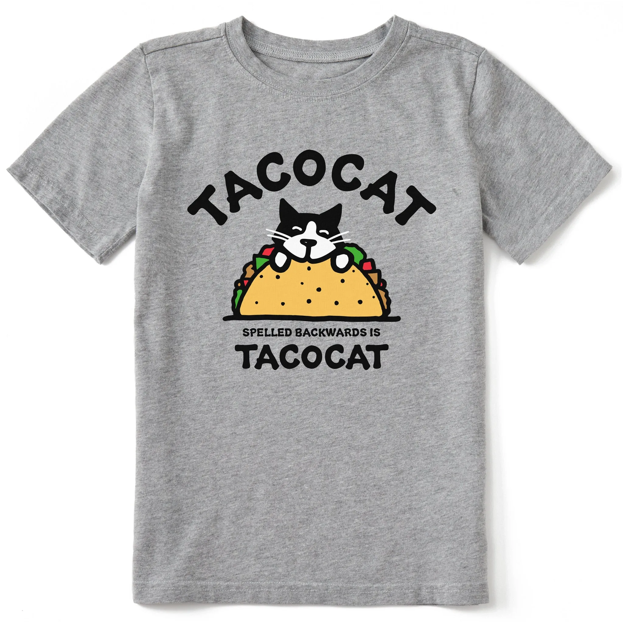 Kids Al Tacocat Short Sleeve Crusher Tee Life is Good