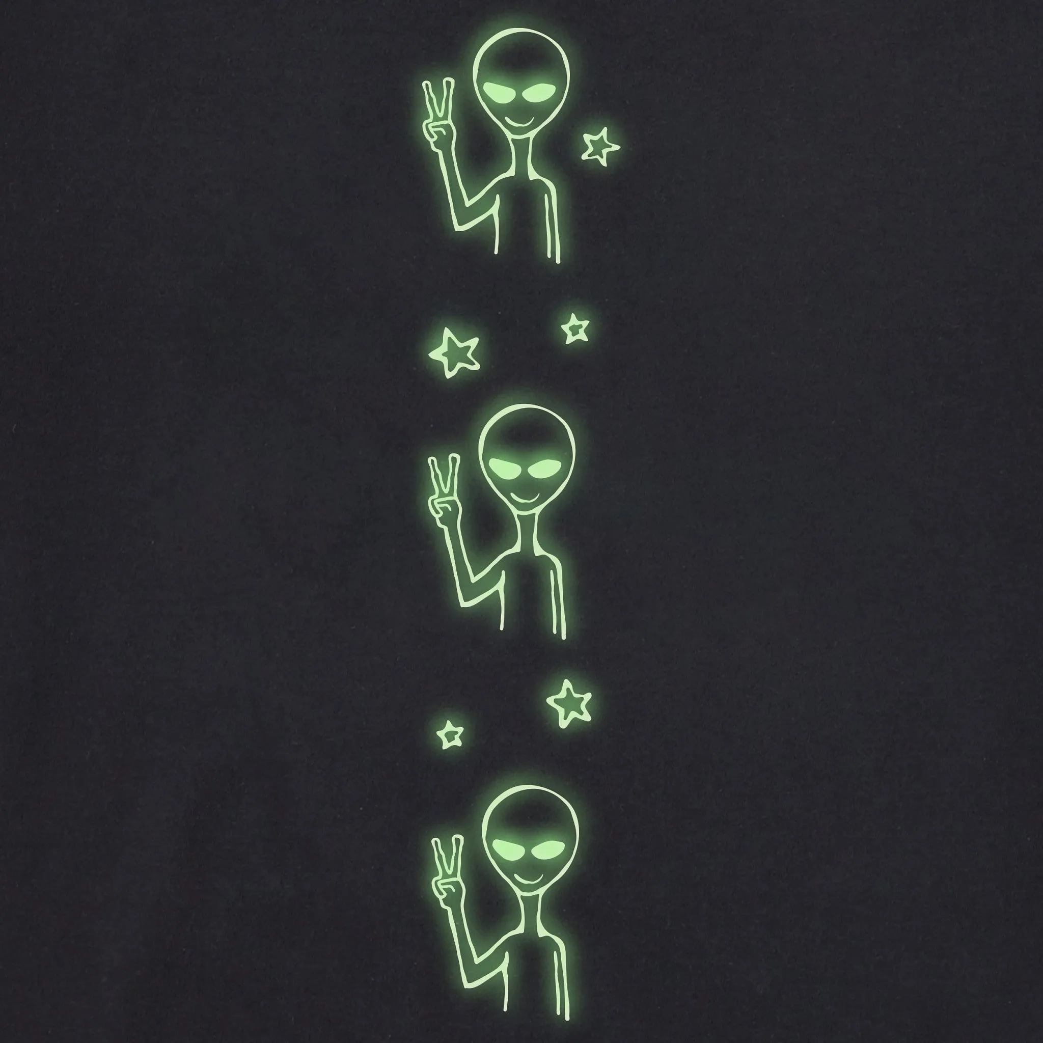 Kids Alien Peace Out Long Sleeve Crusher Tee Life is Good