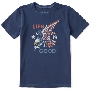 Kids American Eagle Short Sleeve Crusher Tee Life is Good