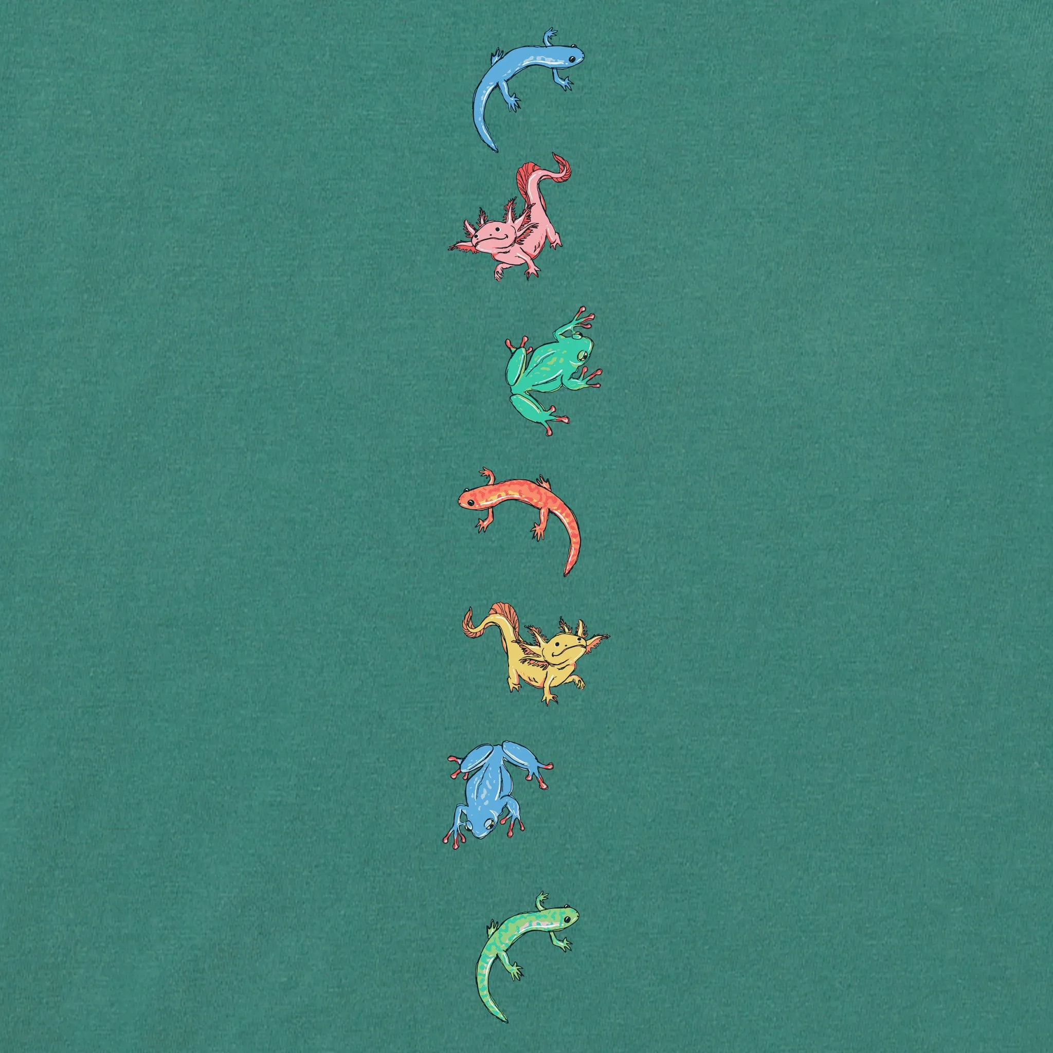 Kids Amphibian Friends Long Sleeve Crusher Tee Life is Good