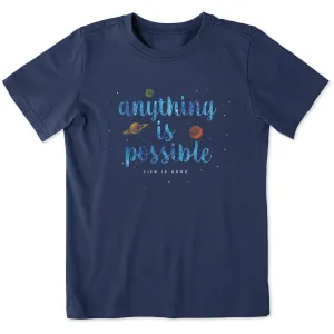 Kids Anything is Possible Short Sleeve Crusher Tee Life is Good