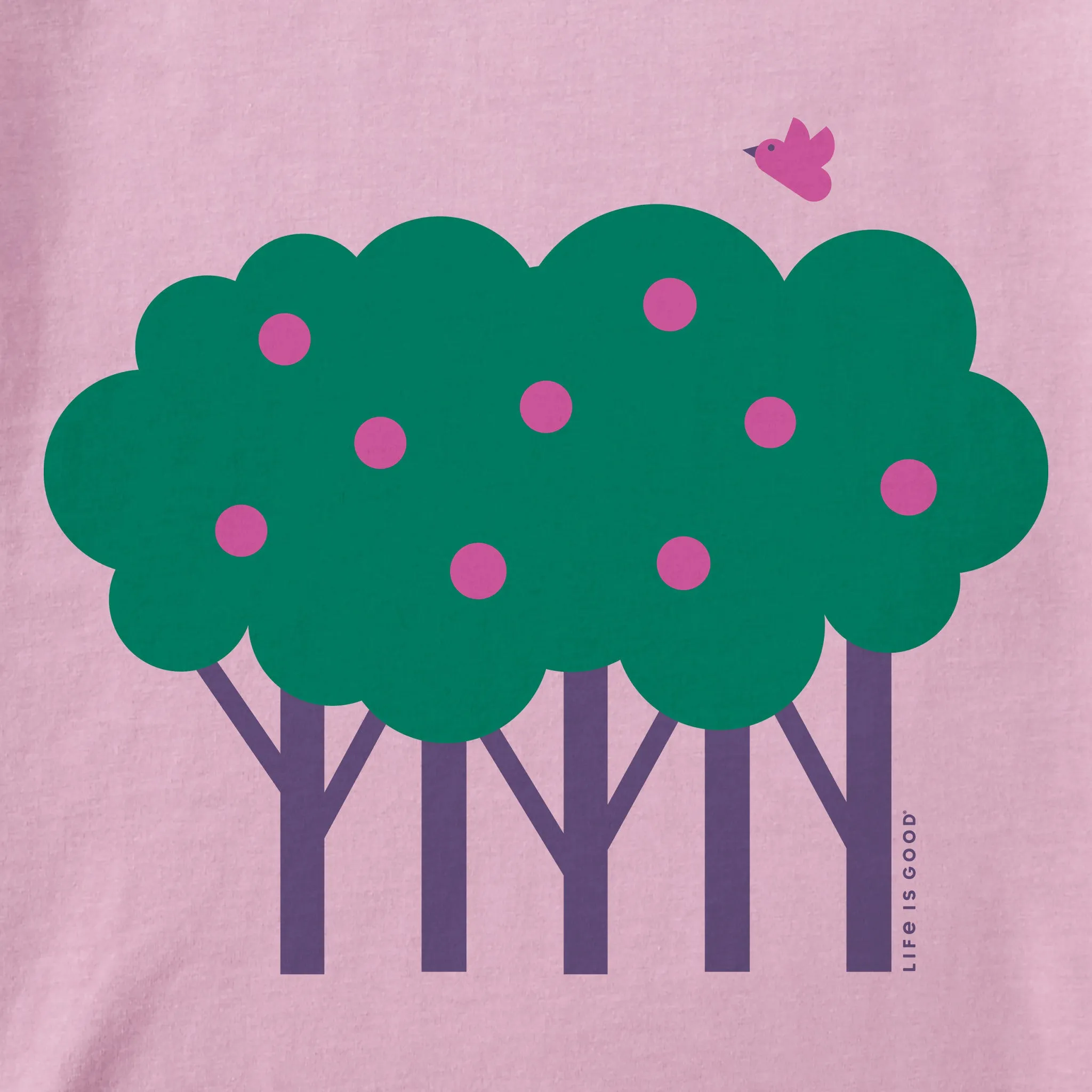 Kids Apple Tree Short Sleeve Crusher Tee Life is Good
