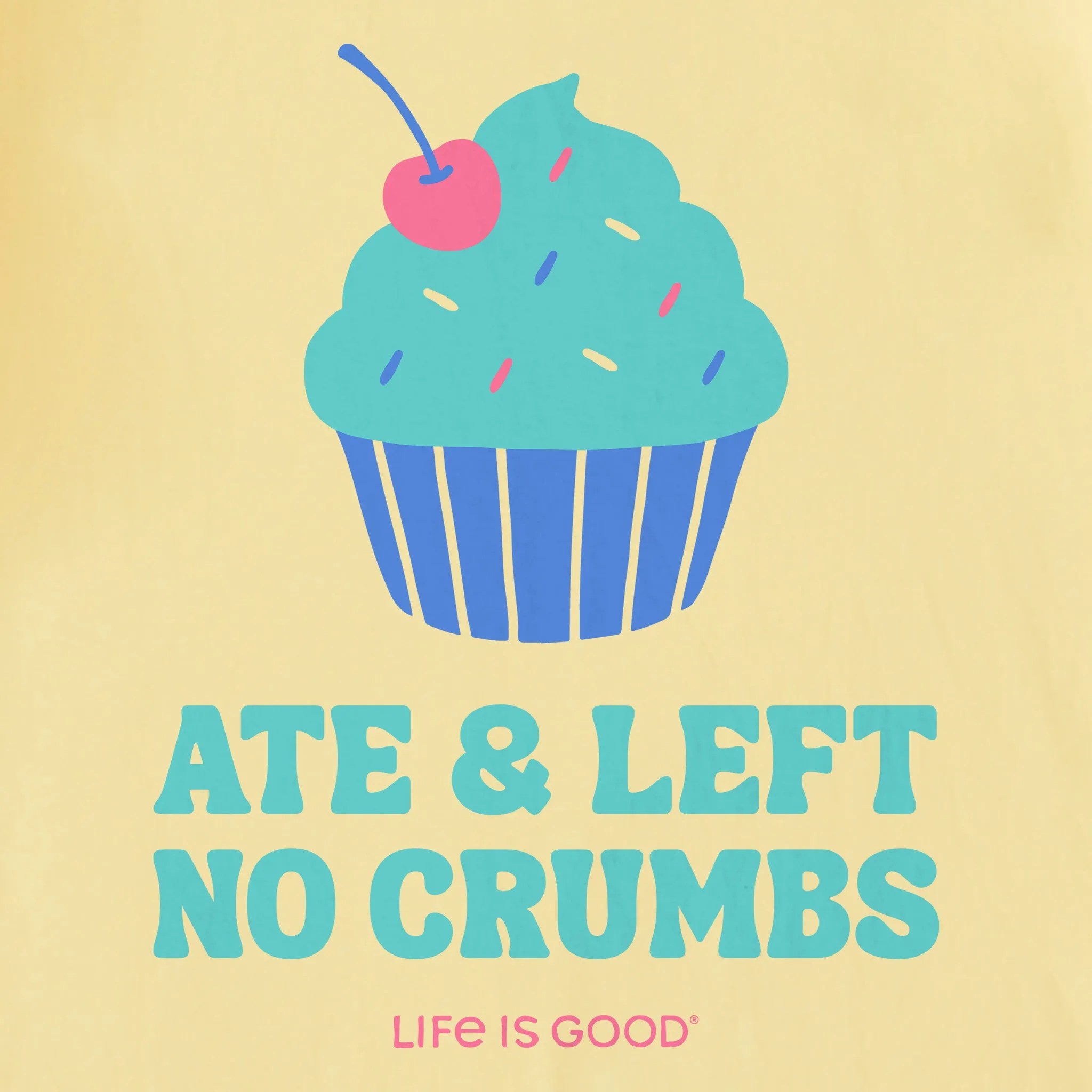 Kids Ate & Left No Crumbs Short Sleeve Crusher Tee Life is Good
