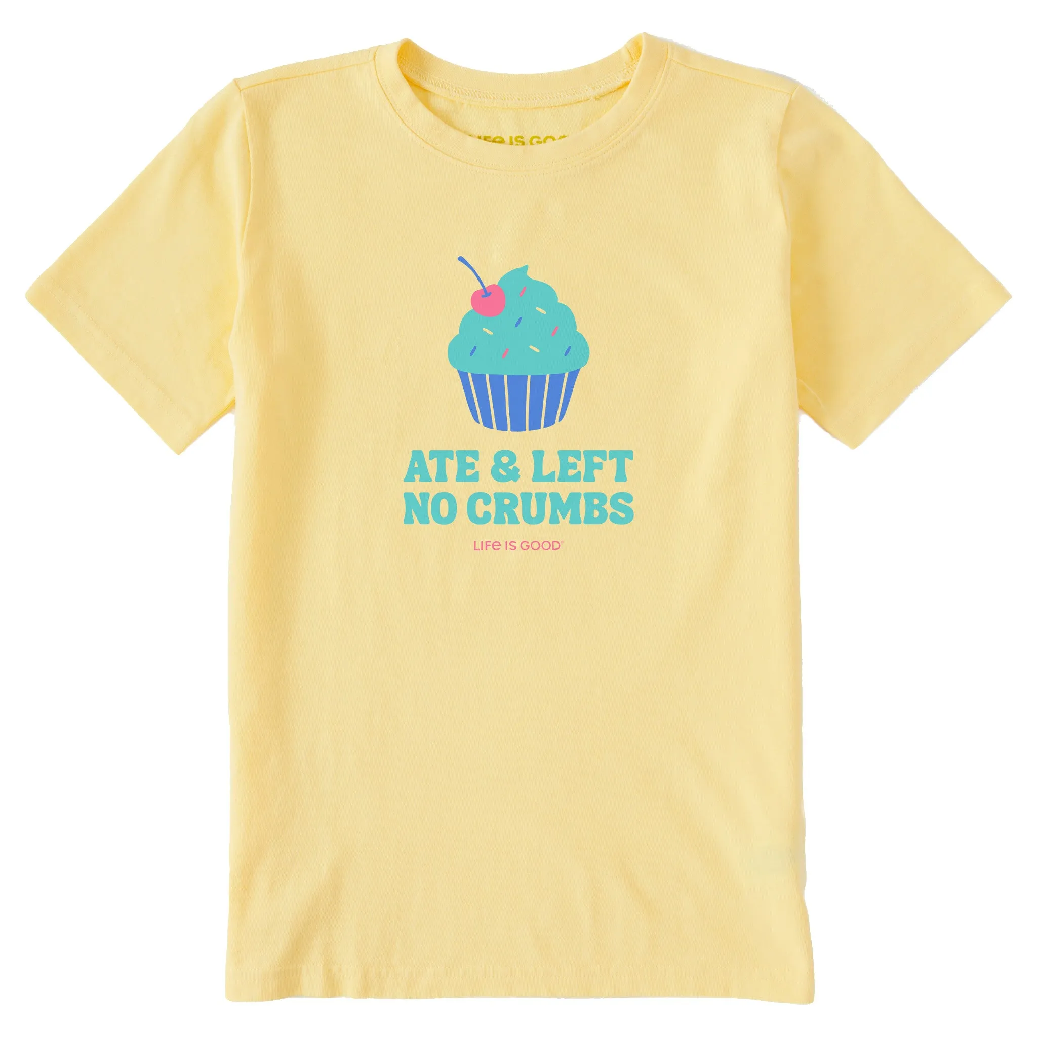 Kids Ate & Left No Crumbs Short Sleeve Crusher Tee Life is Good