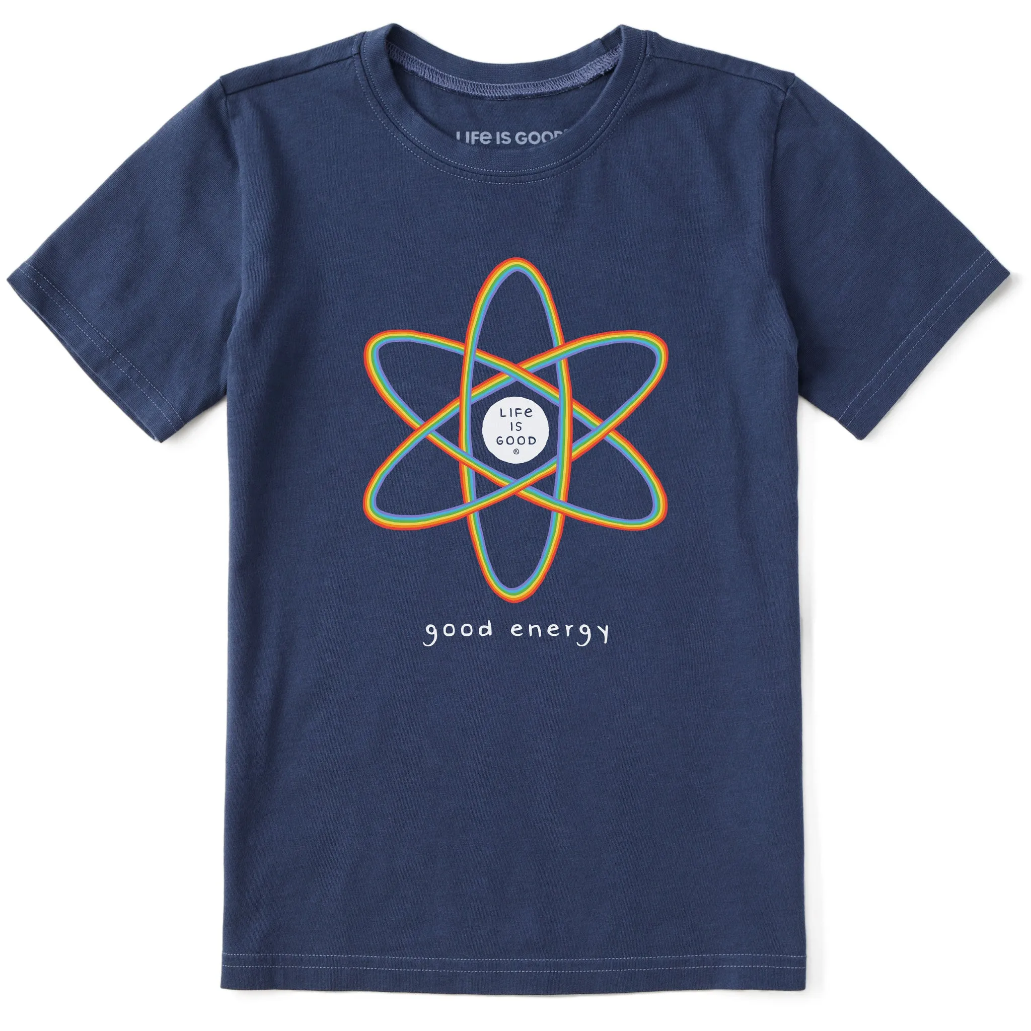 Kids Atomic Good Energy Short Sleeve Crusher Tee Life is Good