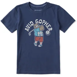 Kids Avid Gopher Short Sleeve Crusher Tee Life is Good