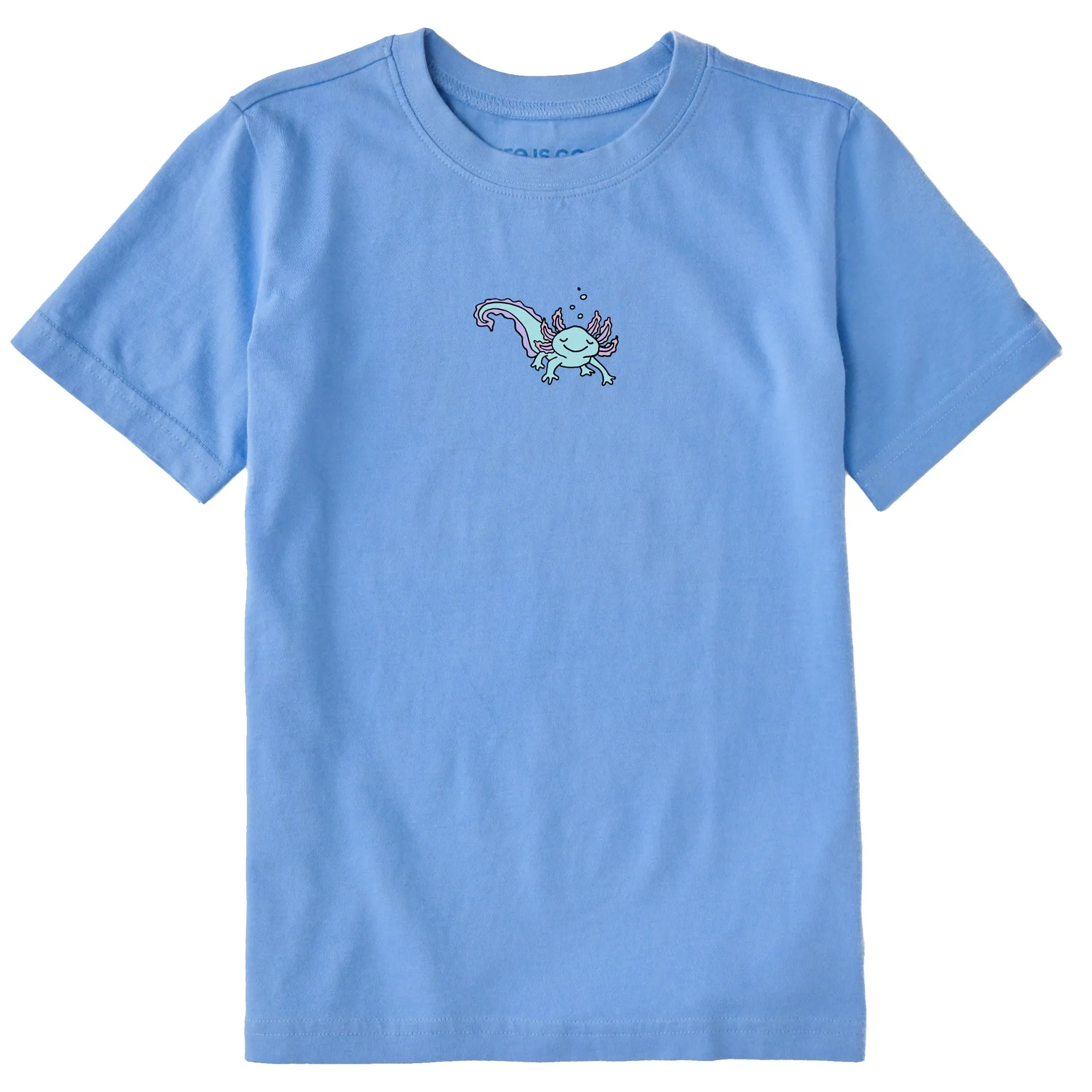 Kids Axolotl Short Sleeve Crusher Tee Life is Good