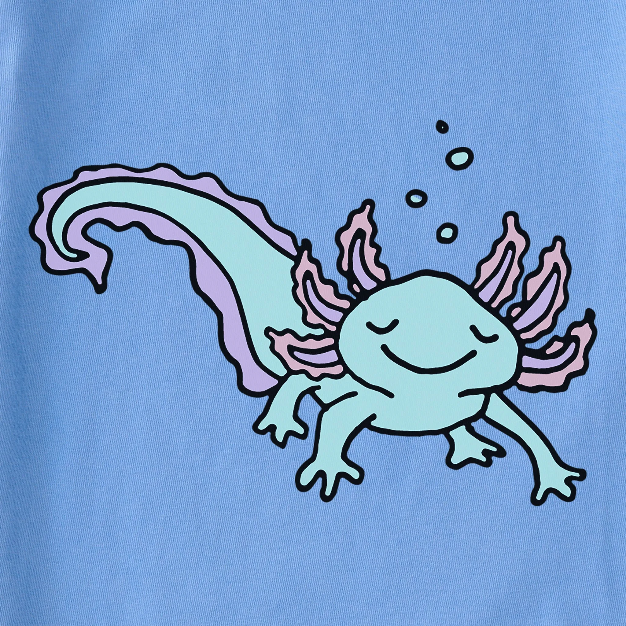 Kids Axolotl Short Sleeve Crusher Tee Life is Good