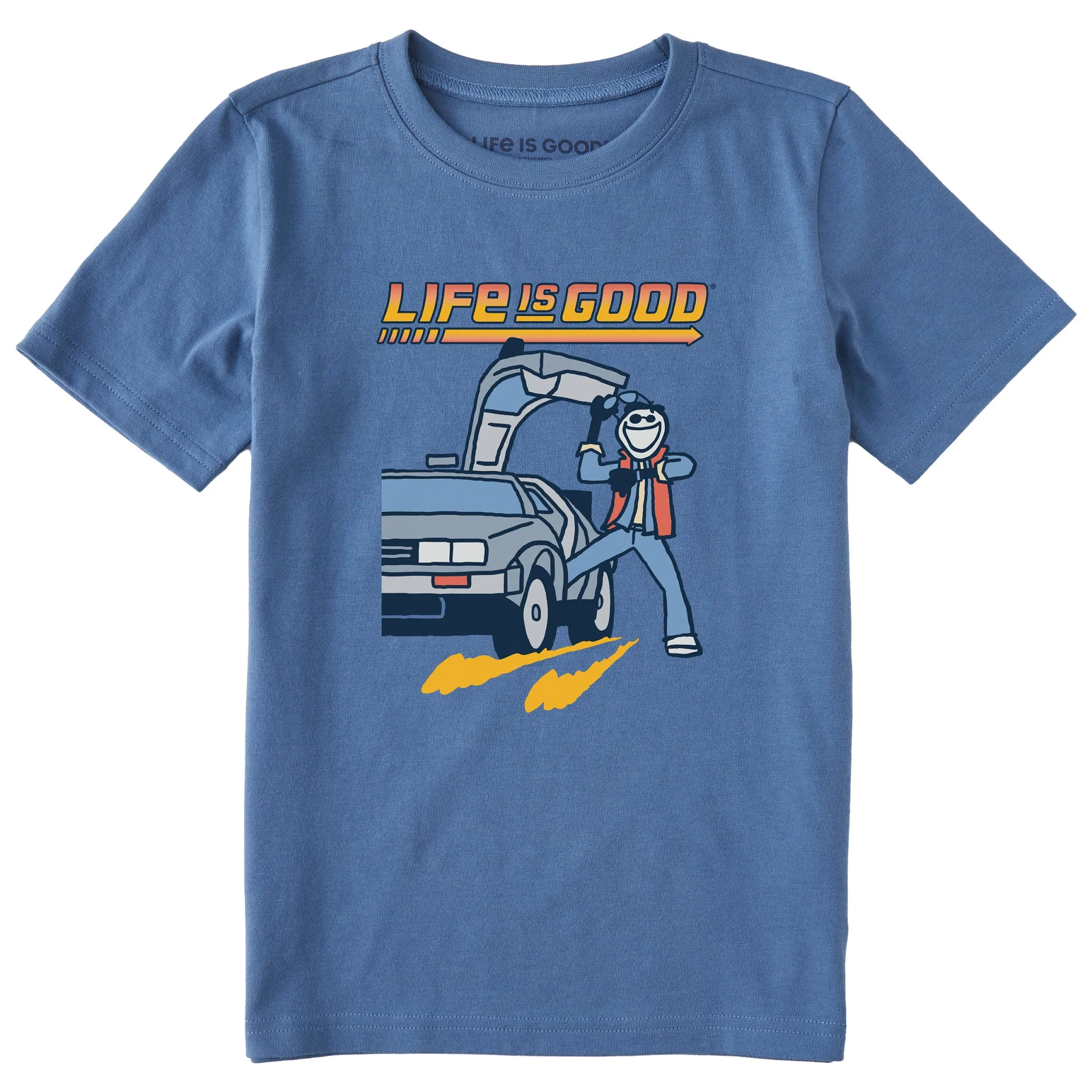 Kids Back to the Jake Short Sleeve Crusher Tee Life is Good