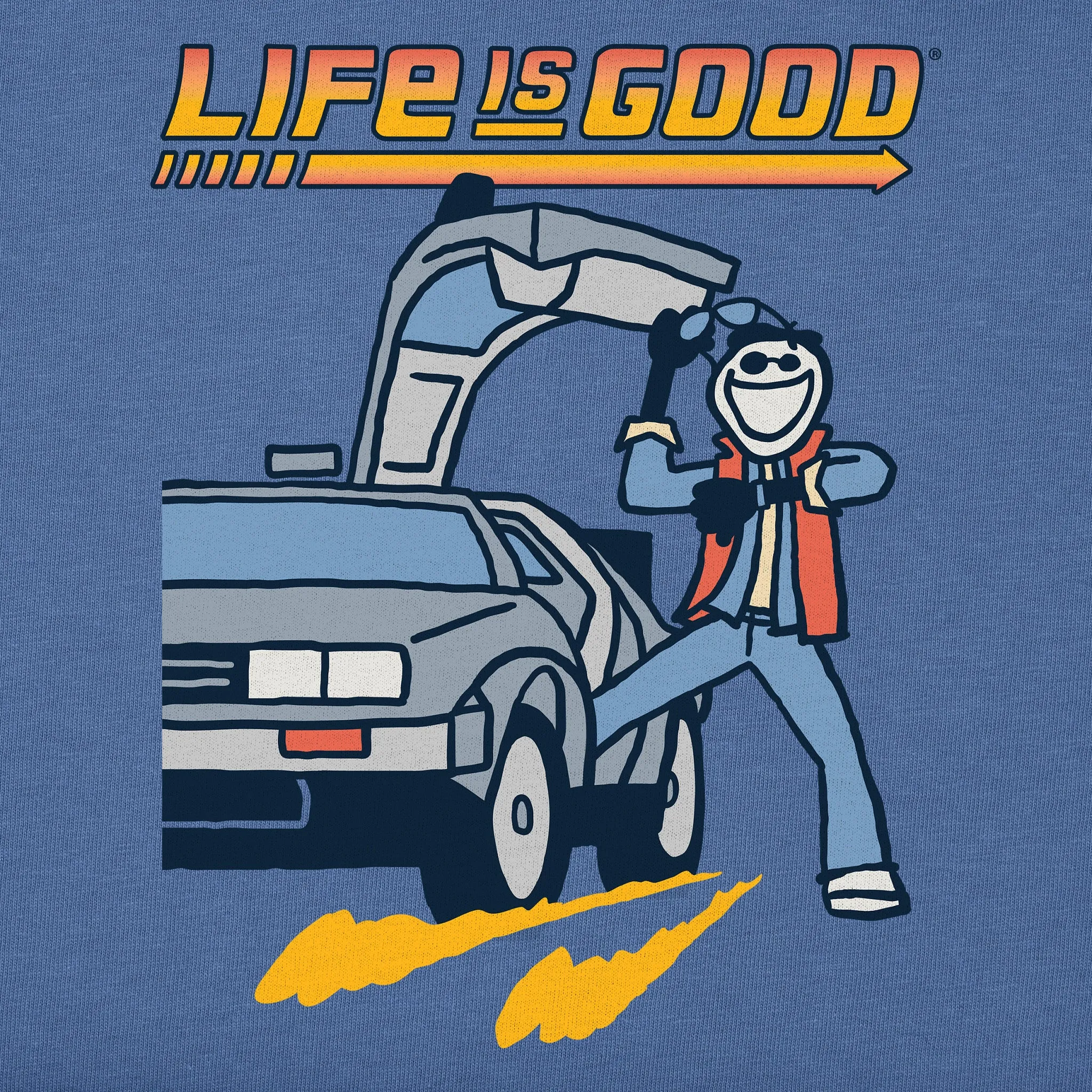 Kids Back to the Jake Short Sleeve Crusher Tee Life is Good