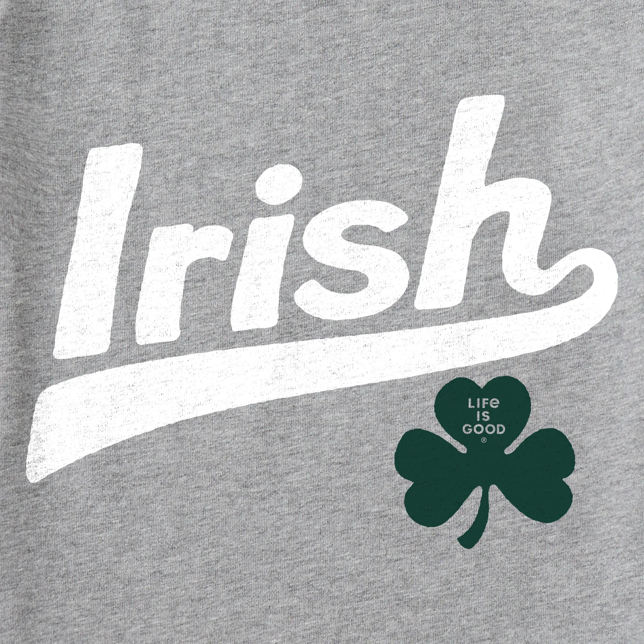 Kids Ballyard Irish Clover Short Sleeve Crusher Tee Life is Good
