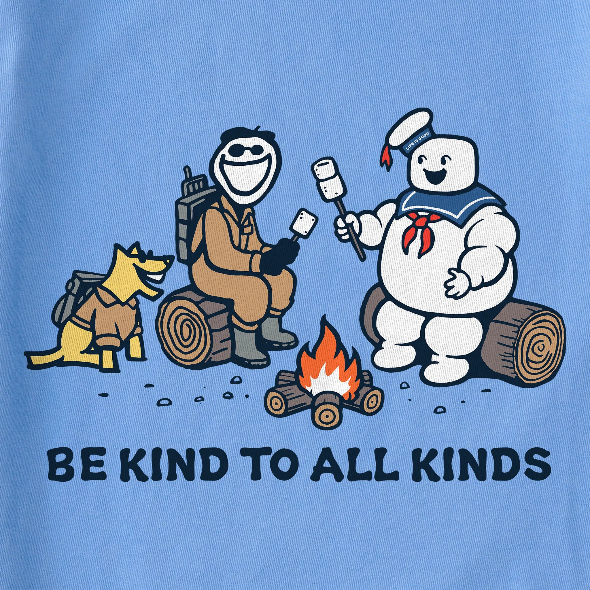 Kids Be Kind to All Kinds Buster Jake Short Sleeve Crusher Tee Life is Good