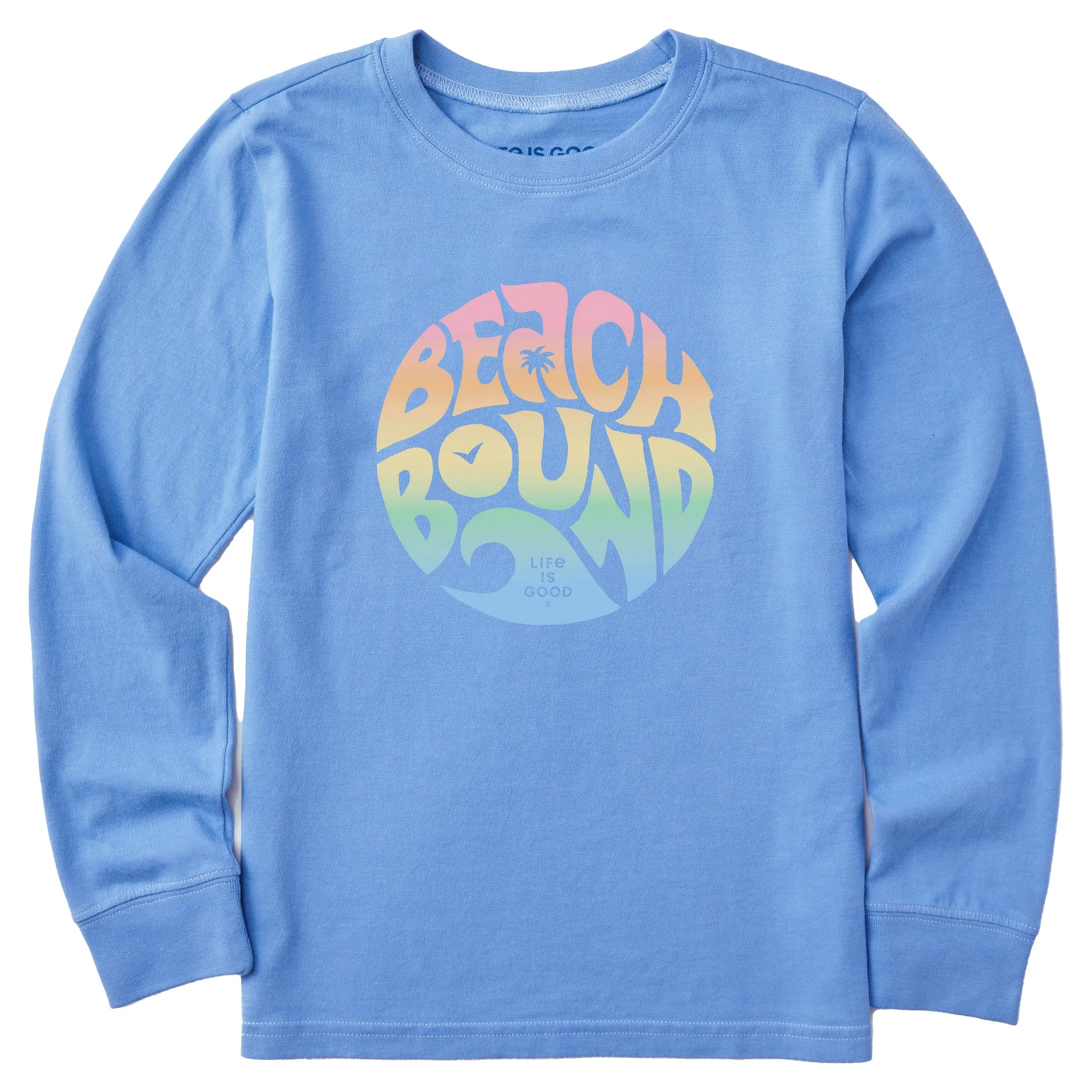 Kids Beach Bound Long Sleeve Crusher Tee Life is Good