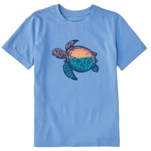 Kids Beach Turtle Sealife Short Sleeve Crusher Tee Life is Good