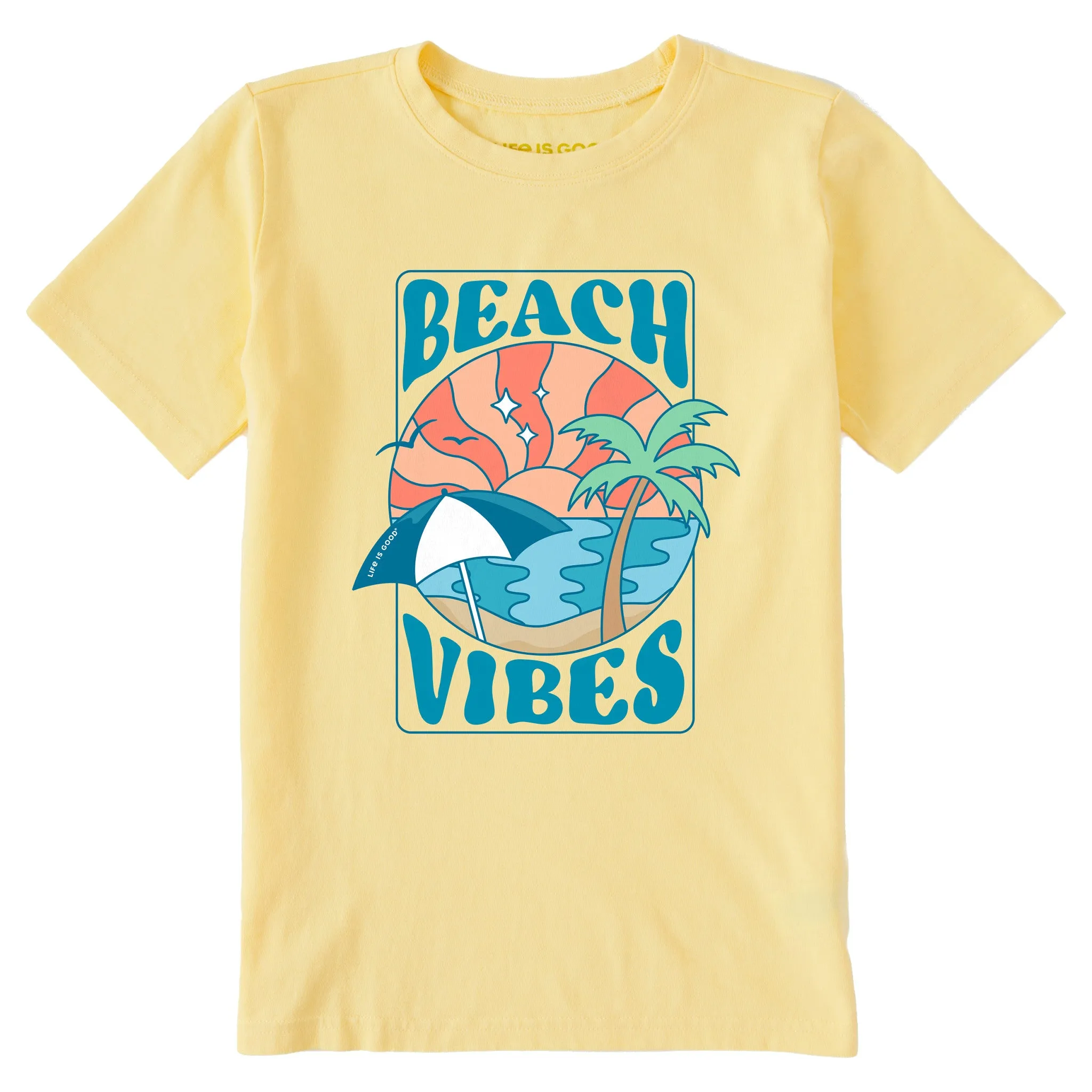 Kids Beach Vibes Short Sleeve Crusher Tee Life is Good