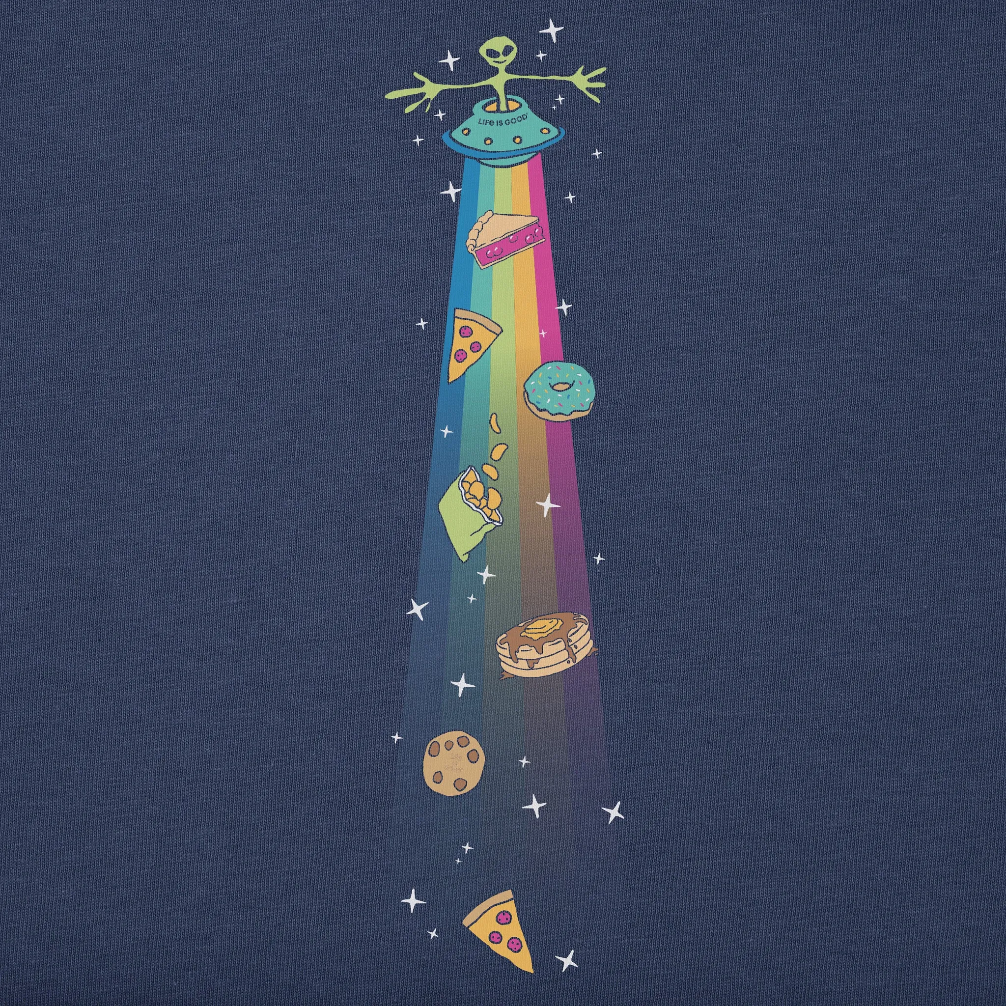 Kids Beam Up the Snacks Long Sleeve Crusher Tee Life is Good