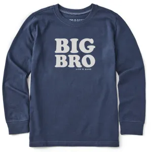 Kids Big Bro Long Sleeve Crusher Tee Life is Good