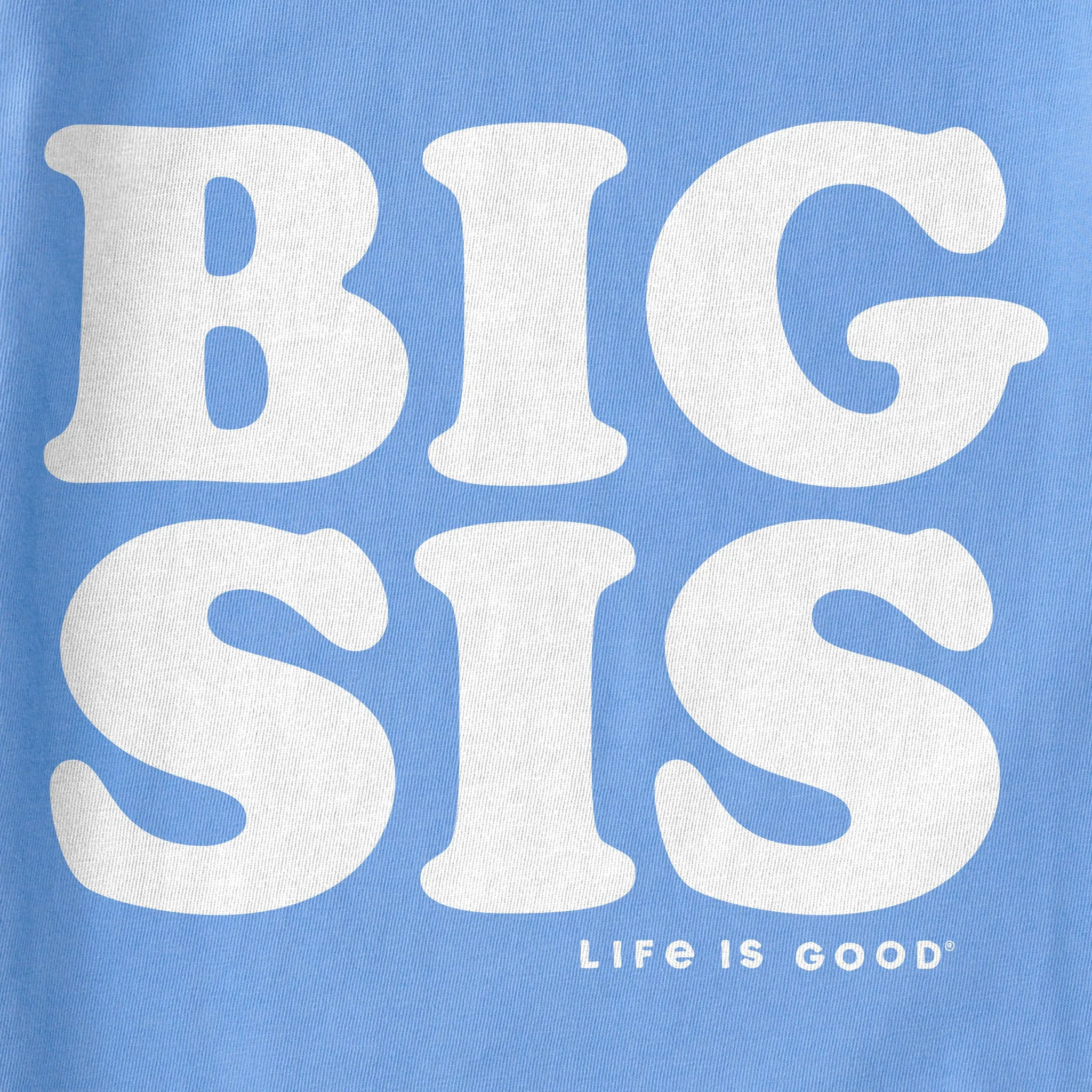 Kids Big Sis Long Sleeve Crusher Tee Life is Good