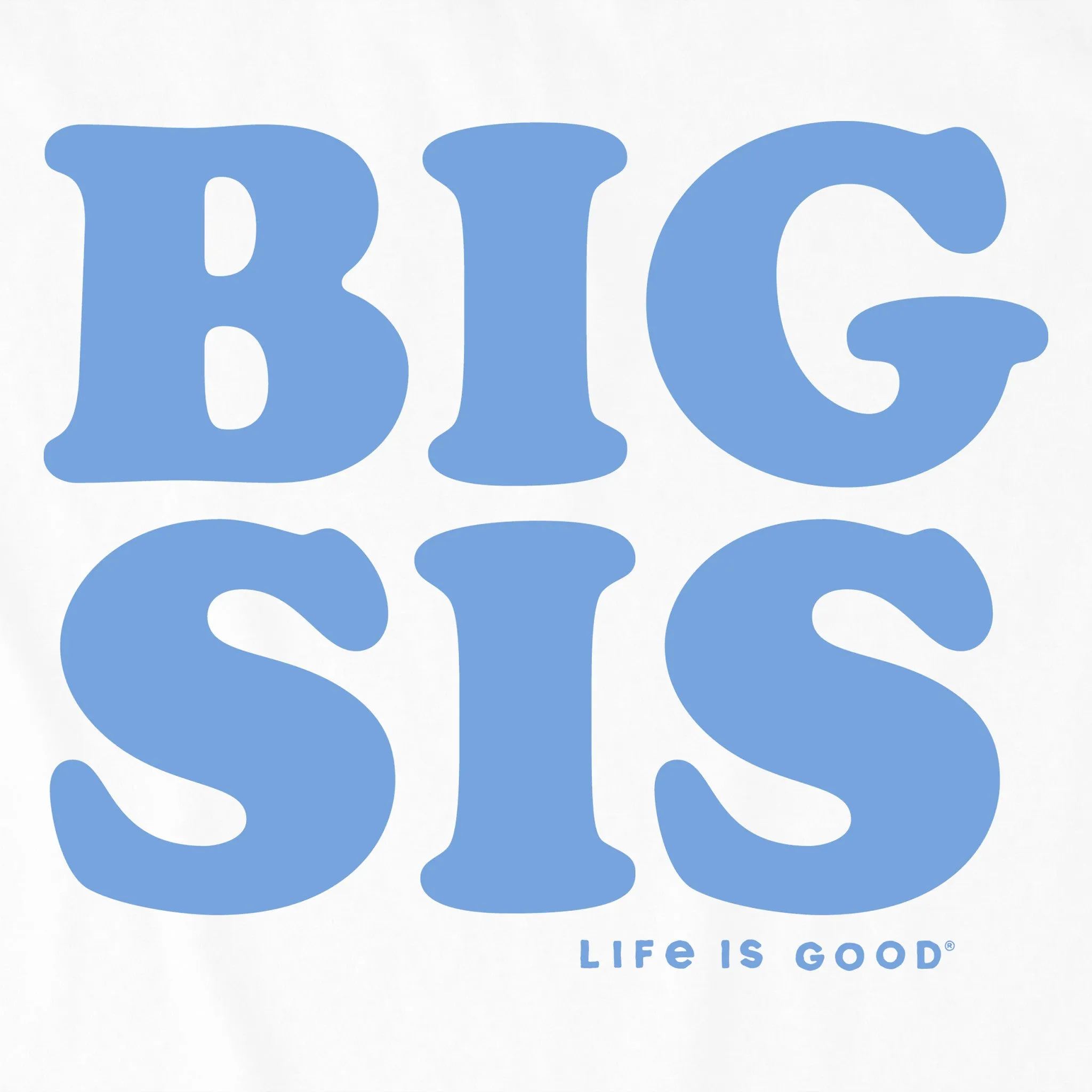 Kids Big Sis Long Sleeve Crusher Tee Life is Good