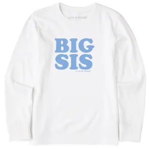 Kids Big Sis Long Sleeve Crusher Tee Life is Good