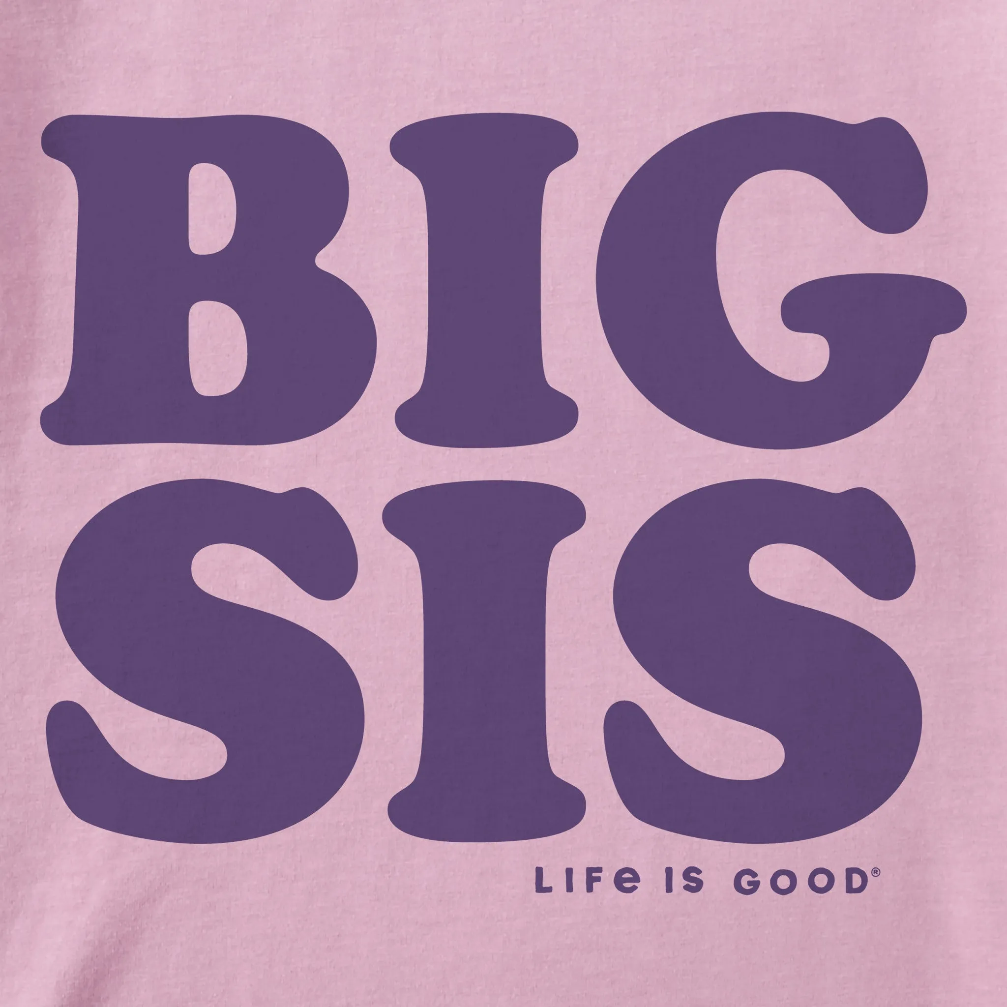 Kids Big Sis Short Sleeve Crusher Tee Life is Good
