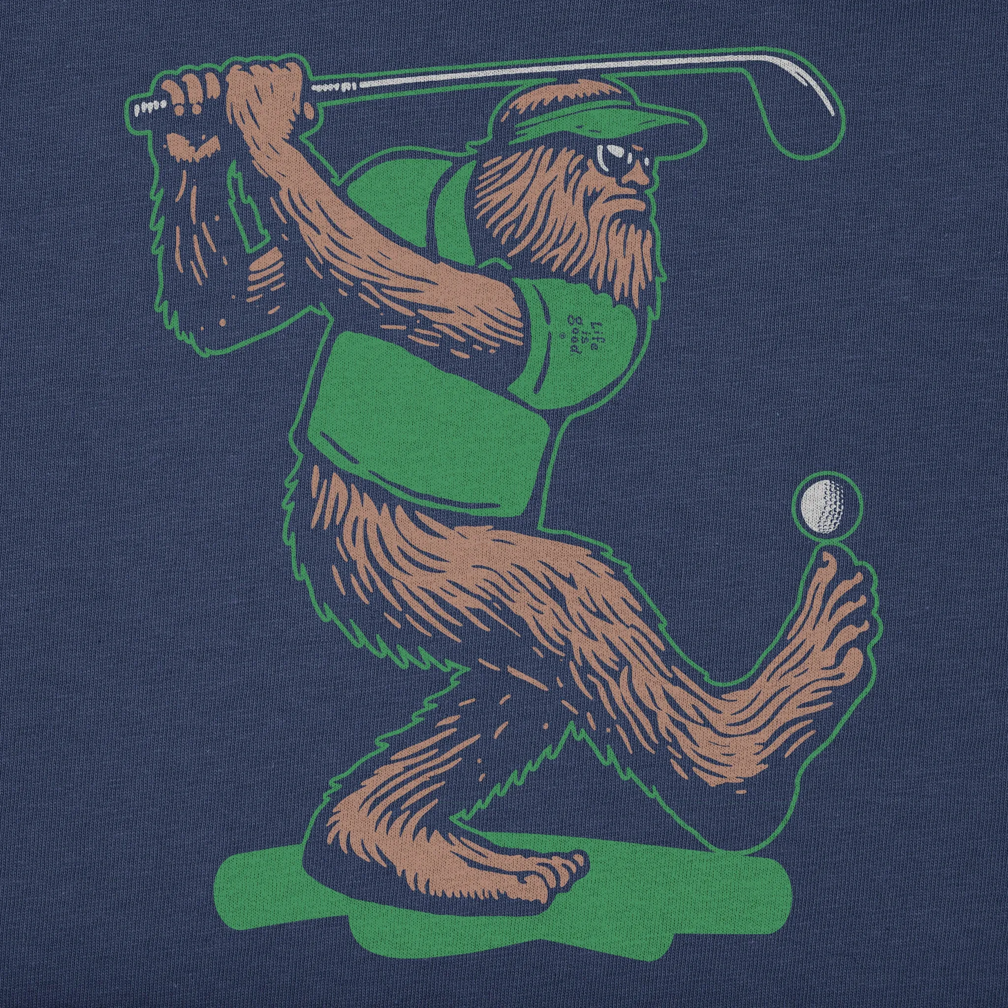Kids Bigfoot Golfing Short Sleeve Crusher Tee Life is Good