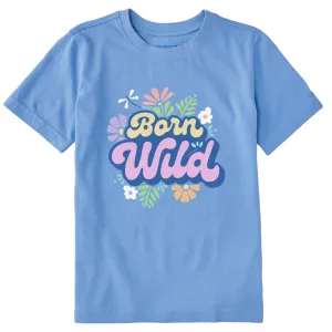Kids Born Wild Short Sleeve Crusher Tee Life is Good