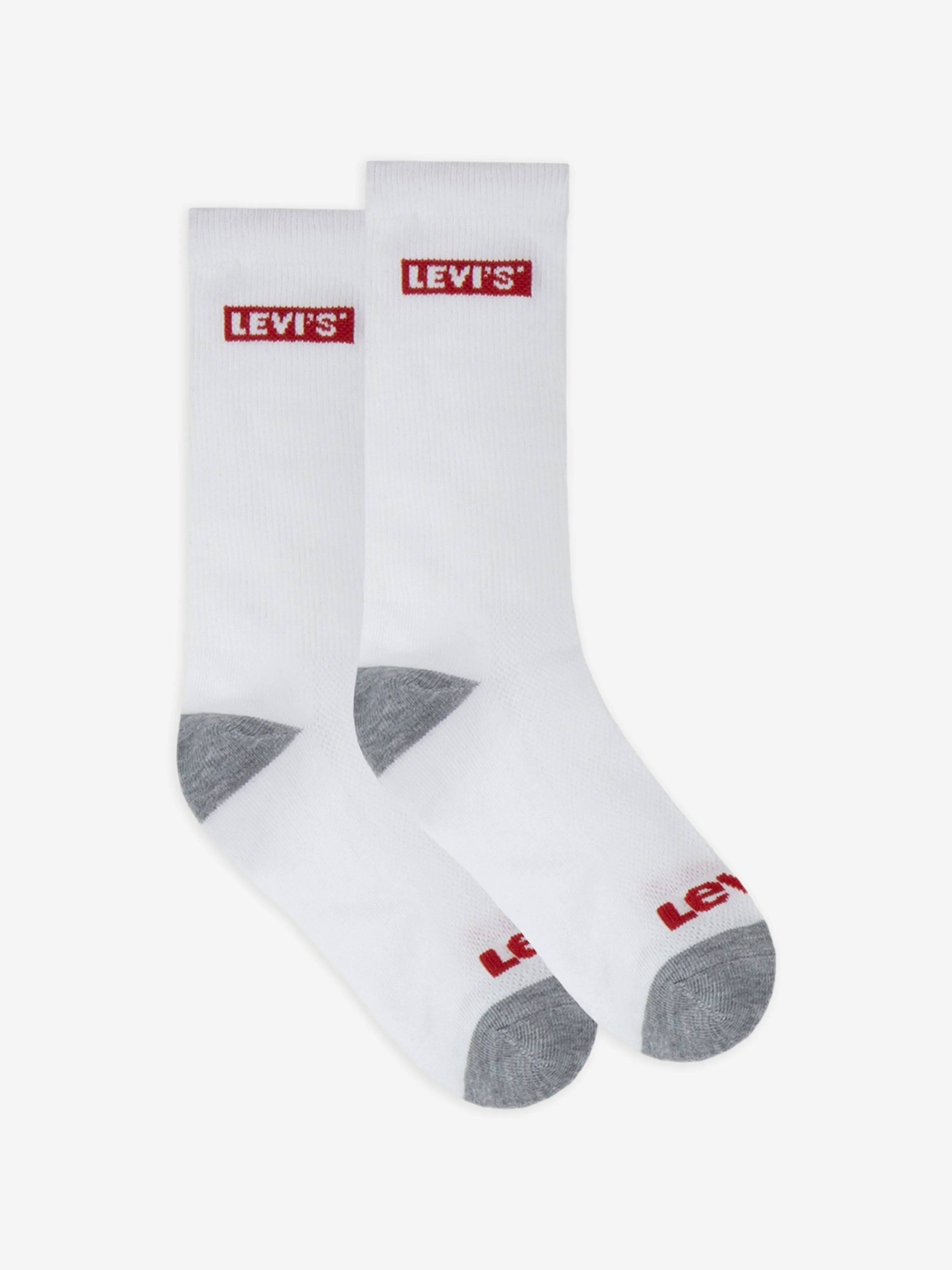 Kids Box Tab Mid Cut 6 Pack Socks Set in Grey