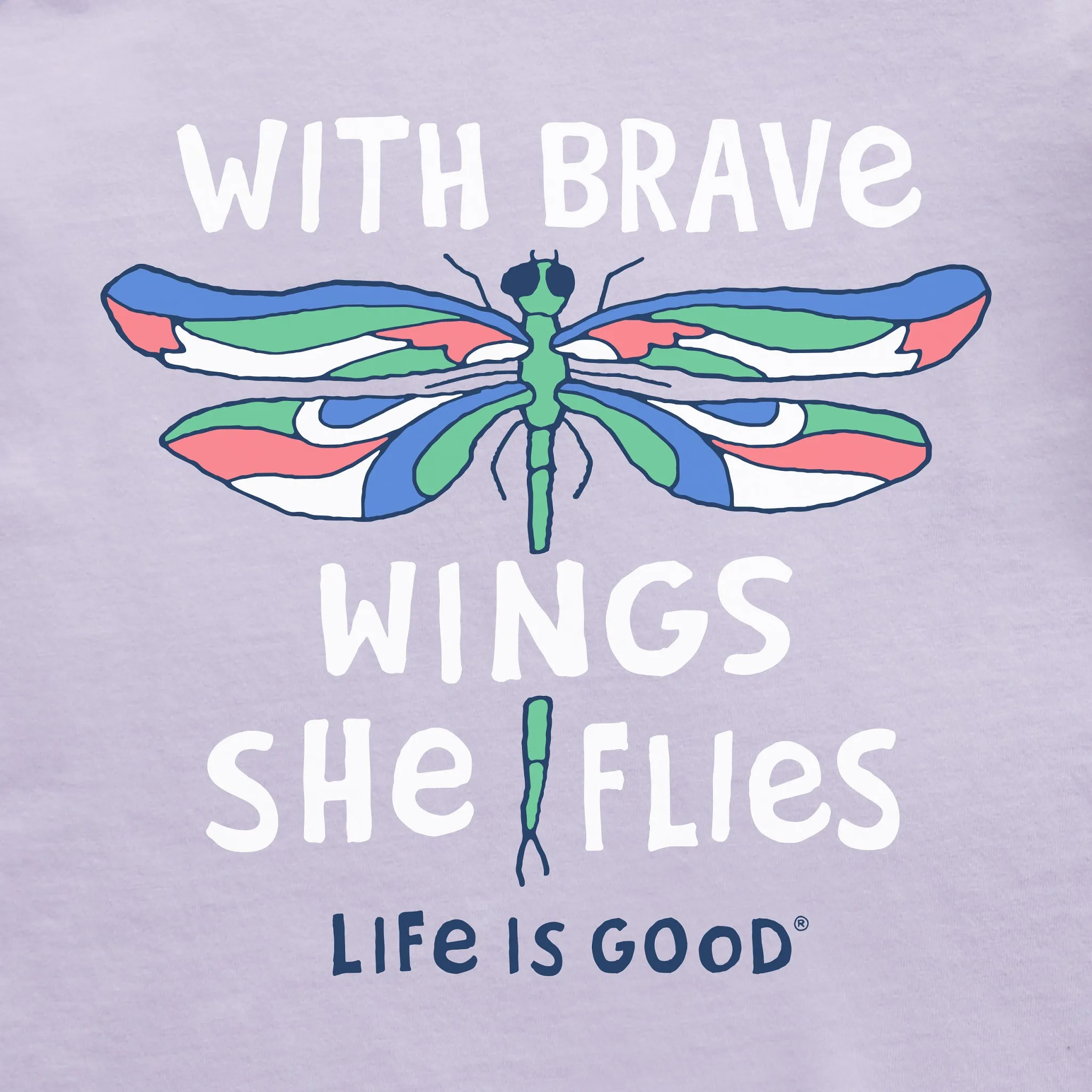 Kids Brave Wings Short Sleeve Crusher Tee Life is Good