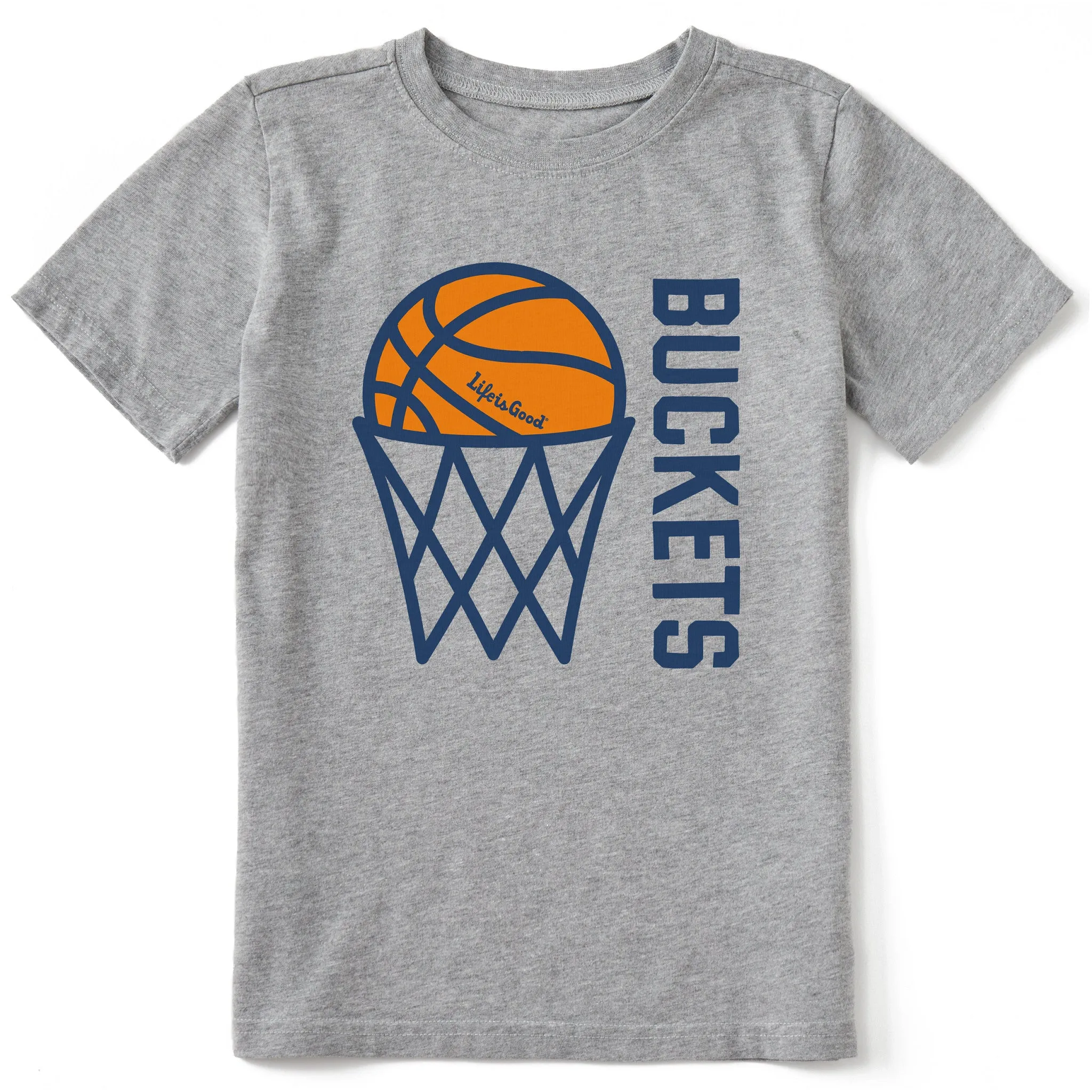 Kids Buckets Short Sleeve Crusher Tee Life is Good