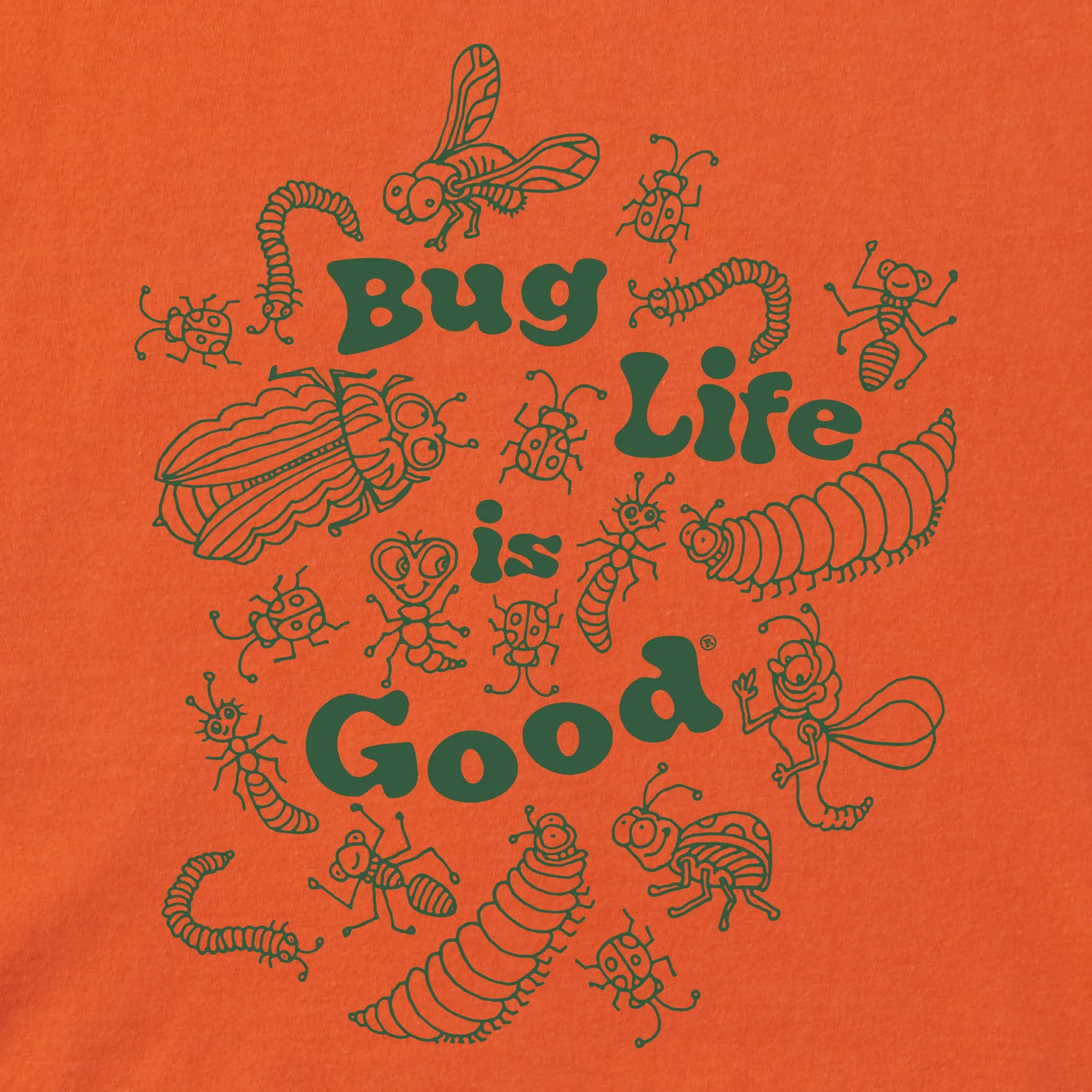 Kids Bug Life is Good Short Sleeve Crusher Tee Life is Good