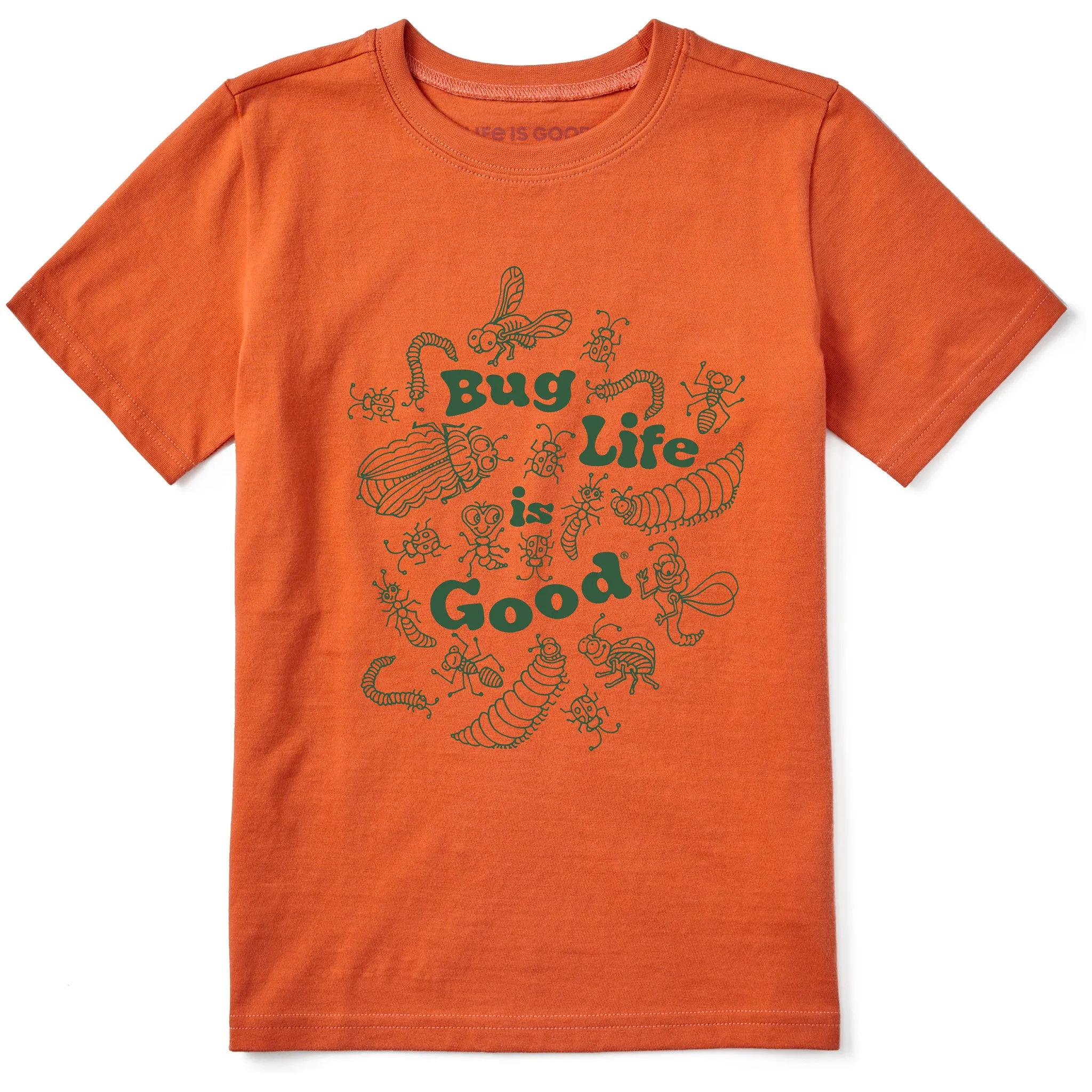 Kids Bug Life is Good Short Sleeve Crusher Tee Life is Good