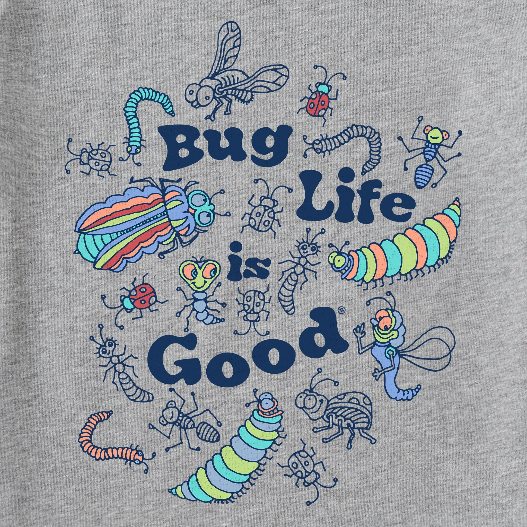 Kids Bug Life is Good Short Sleeve Crusher Tee Life is Good