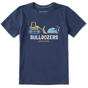 Kids Bulldozers Short Sleeve Crusher Tee Life is Good