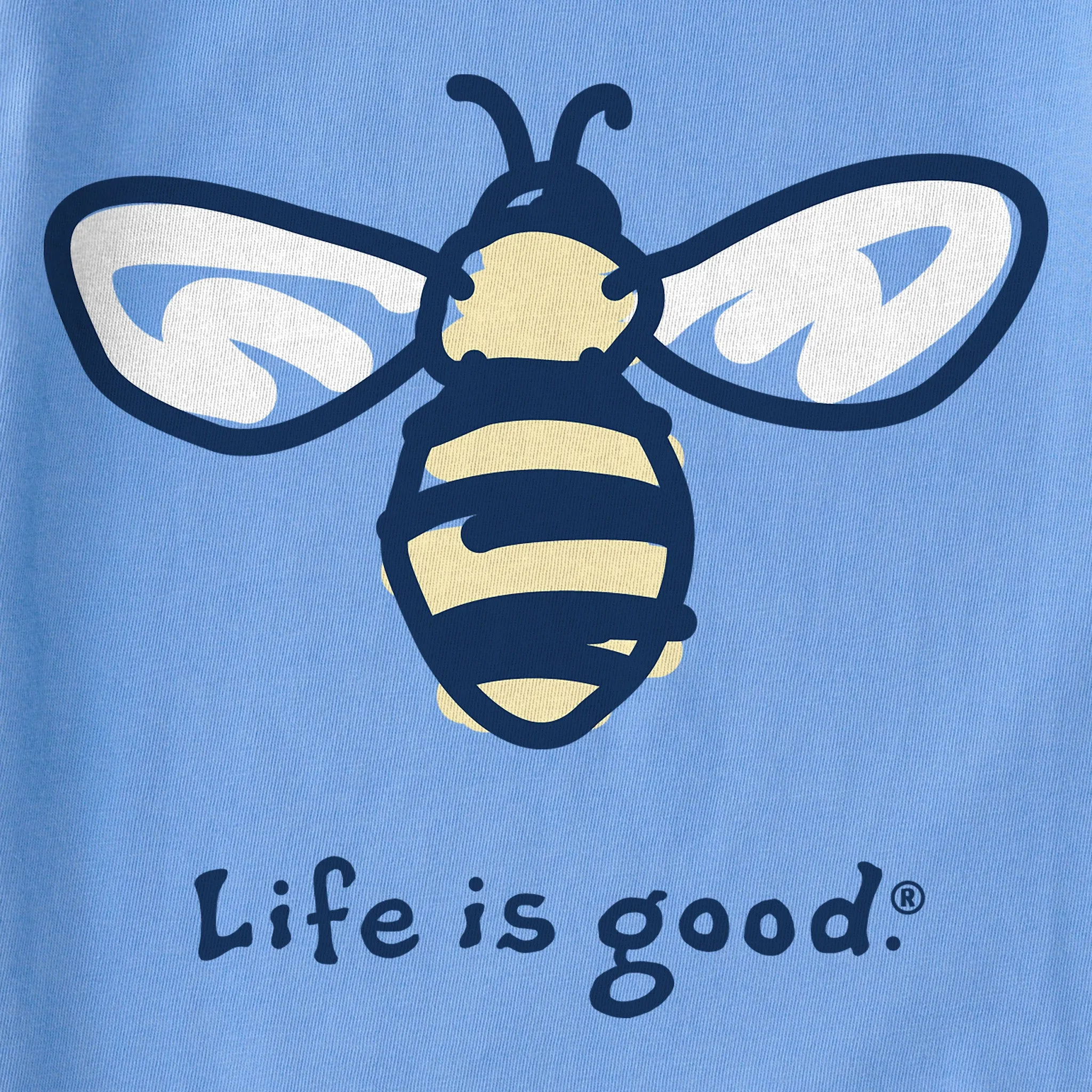 Kids Bumblebee Long Sleeve Crusher Tee Life is Good