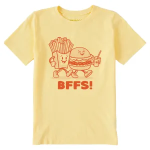 Kids Burger and Fries BFFs Short Sleeve Crusher Tee Life is Good