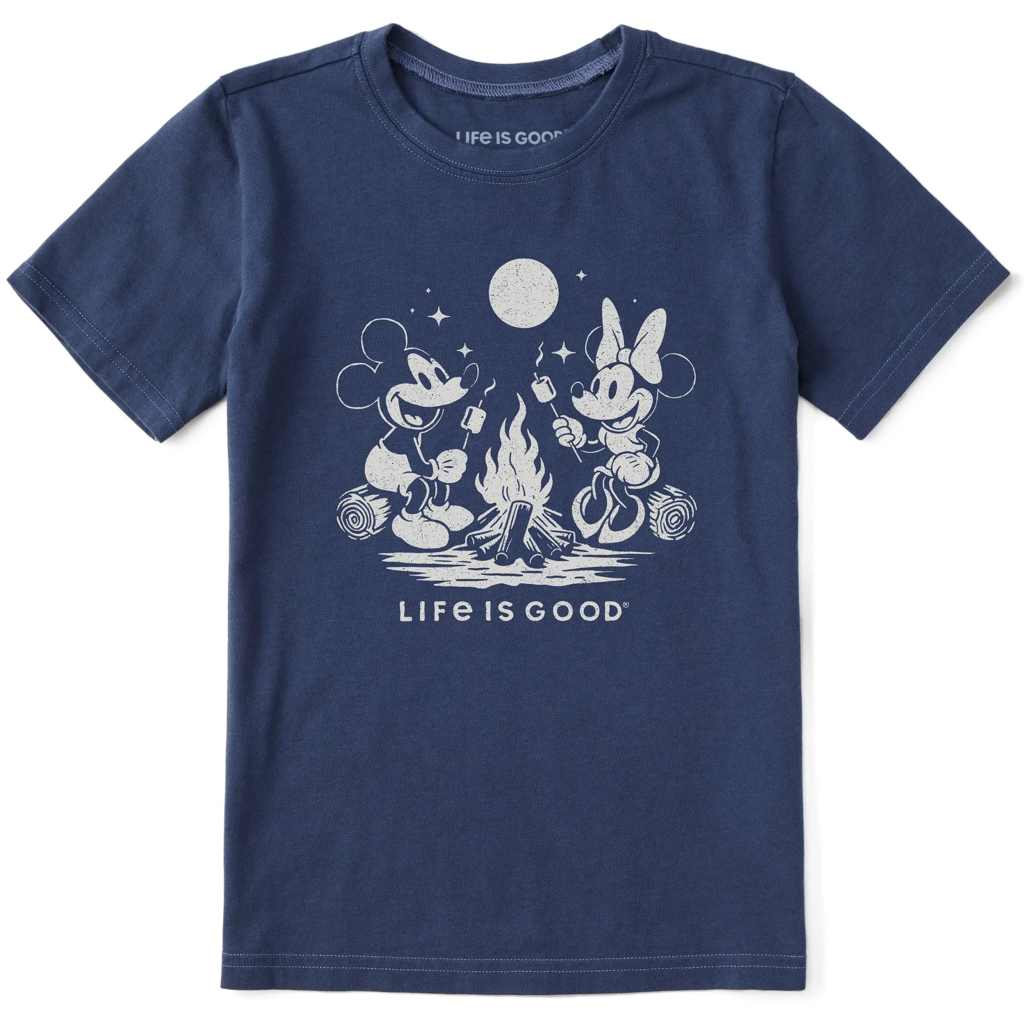 Kids Campfire Smores Short Sleeve Crusher Tee Life is Good