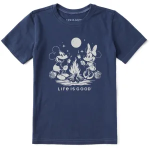 Kids Campfire Smores Short Sleeve Crusher Tee Life is Good