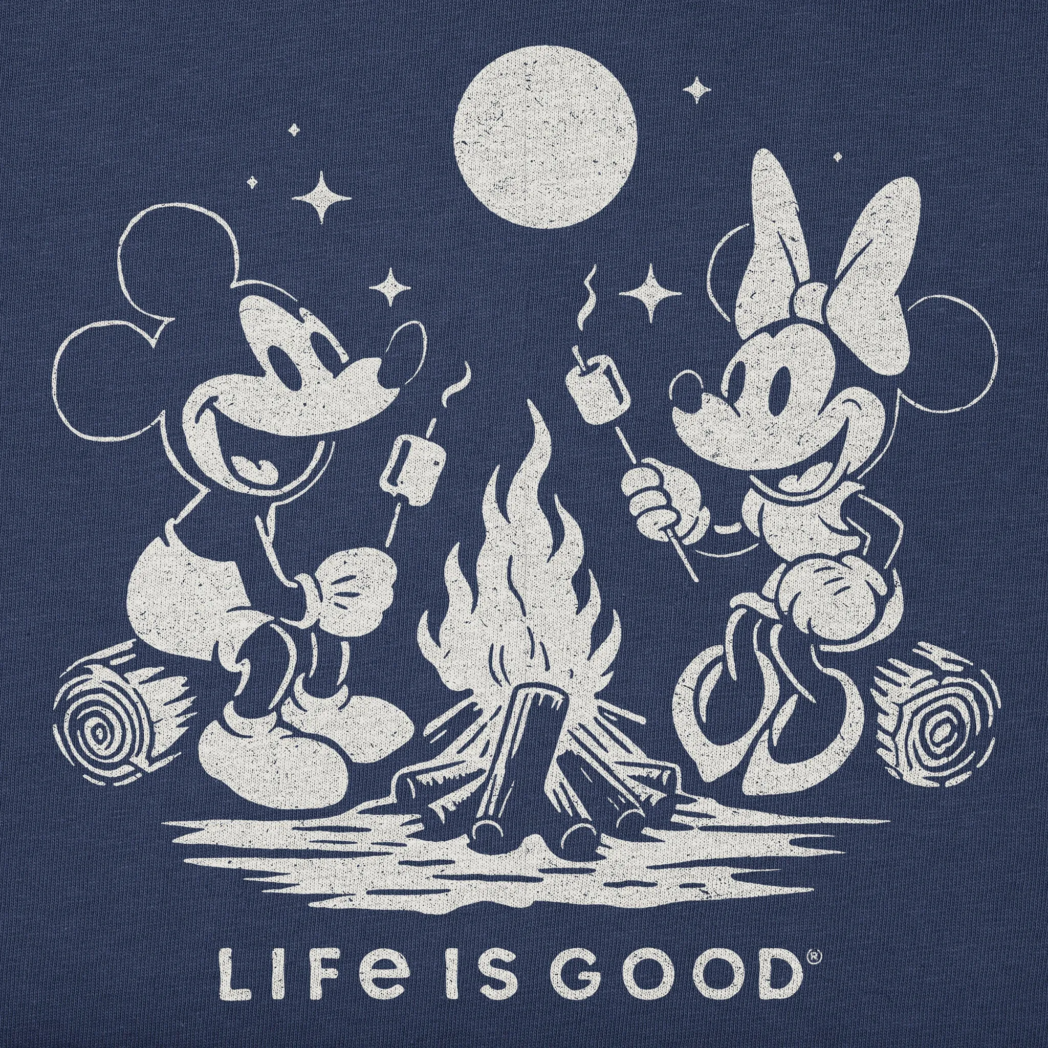 Kids Campfire Smores Short Sleeve Crusher Tee Life is Good