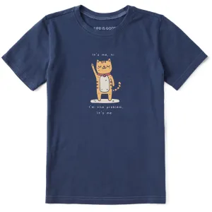 Kids Cat I'm the Problem Short Sleeve Crusher Tee Life is Good