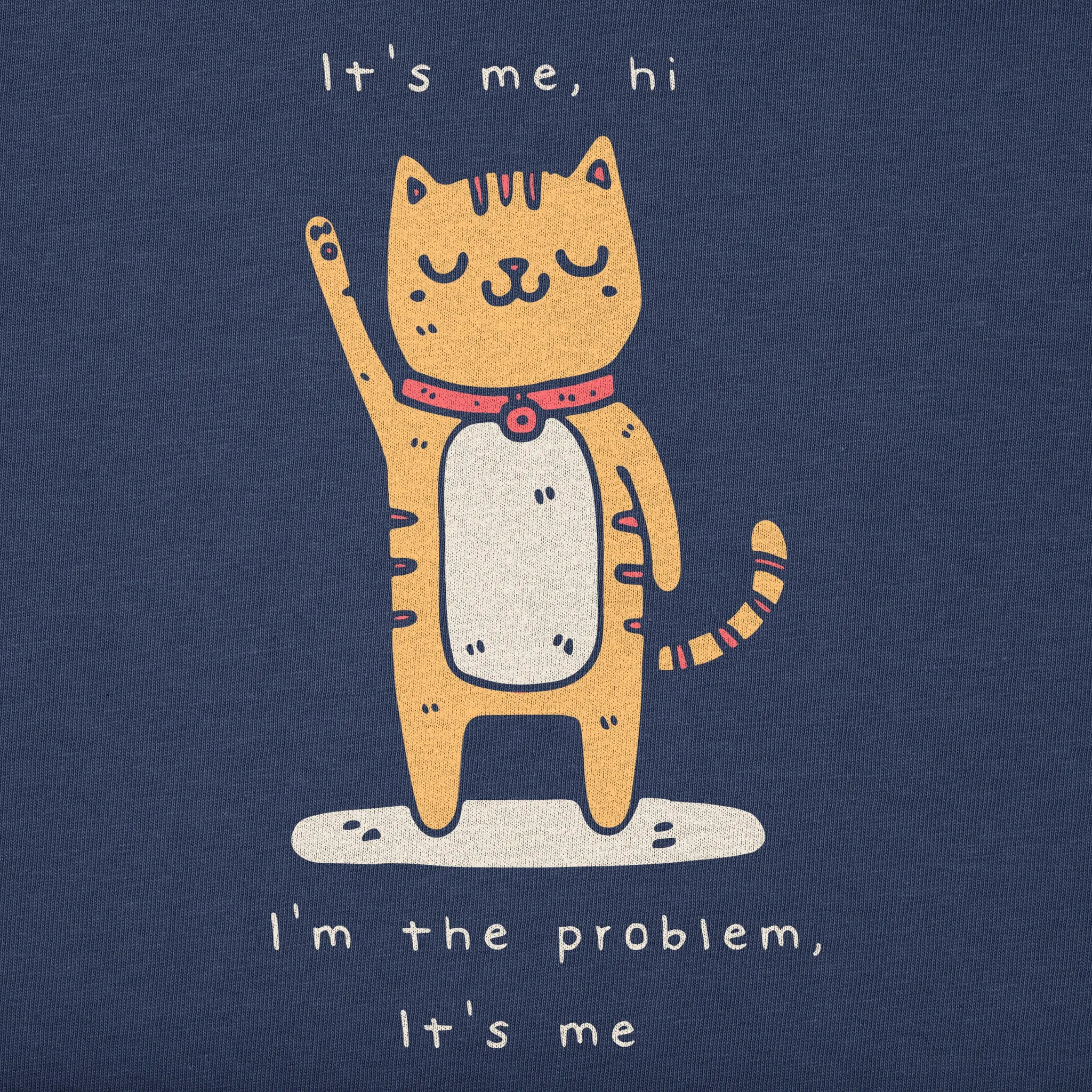 Kids Cat I'm the Problem Short Sleeve Crusher Tee Life is Good