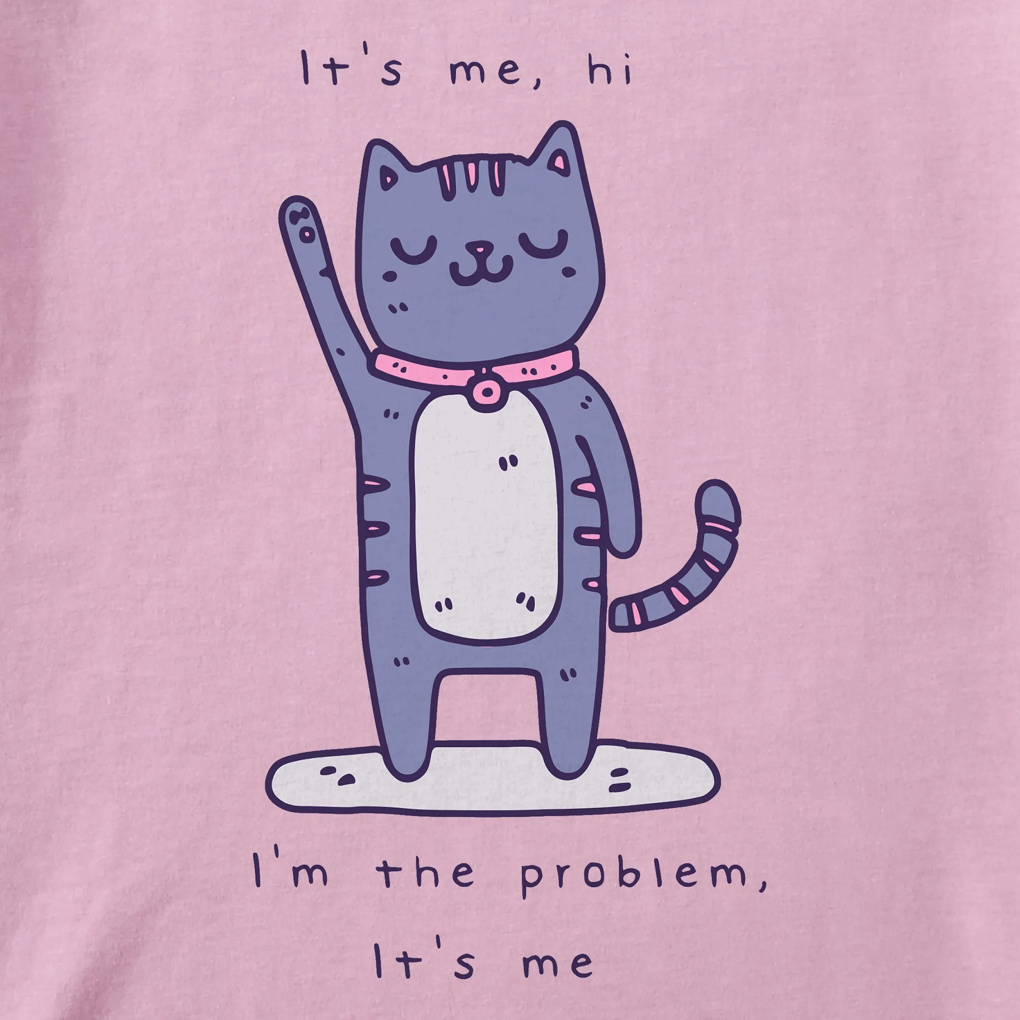 Kids Cat I'm the Problem Short Sleeve Crusher Tee Life is Good