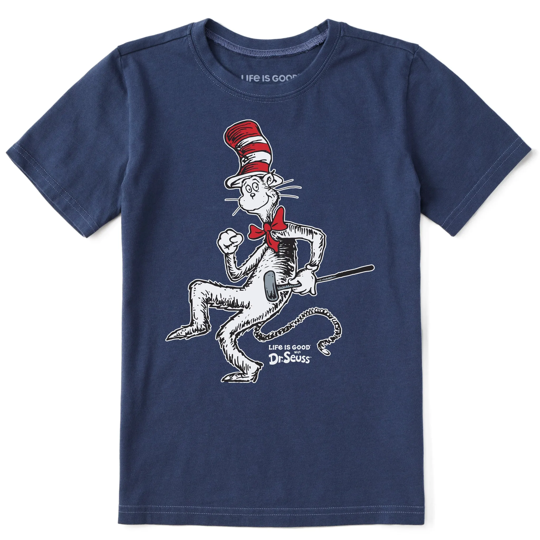 Kids Cat in the Hat Golf Short Sleeve Crusher Tee Life is Good