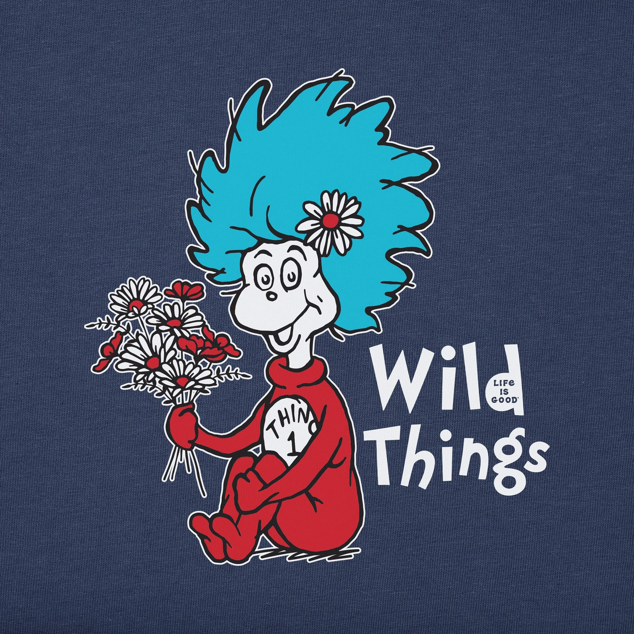 Kids Cat in the Hat Wild Things Short Sleeve Crusher Tee Life is Good