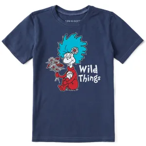 Kids Cat in the Hat Wild Things Short Sleeve Crusher Tee Life is Good