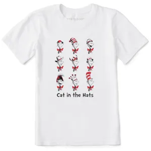 Kids Cat in the Hats Short Sleeve Crusher Tee Life is Good